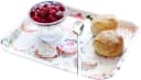 Lashuma Tablett England Rosen Bunt Melamin Bild 3
