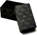 Lashuma Aufbewahrungskorb Set 2 St Geflochtene Geschenkboxen Schwarz Bild 5