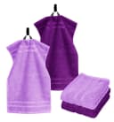 Lashuma Handtuch Set London Frottee 4-tlg. Lila 30x50 cm Bild 1