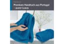Lashuma Handtuch Set 2er Petrol Blau 100% Baumwolle Bild 3