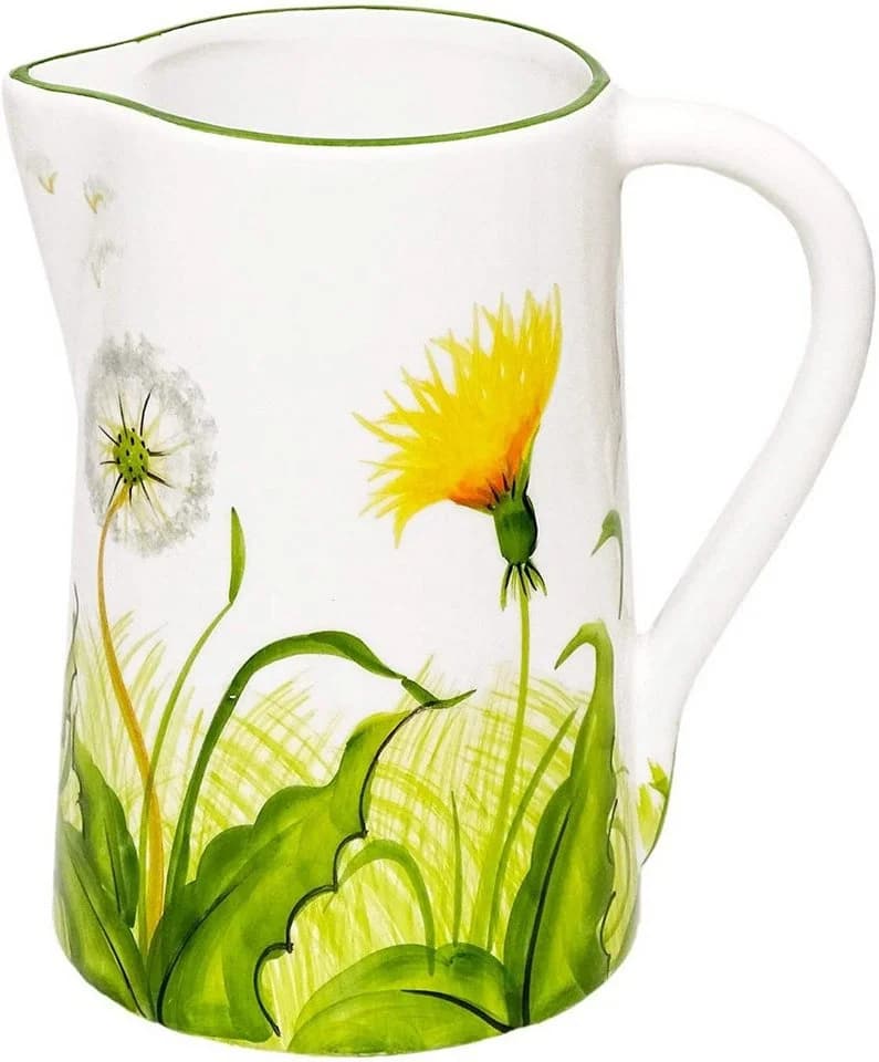 Lashuma Wasserkrug Pusteblume Keramik Handgemacht - Bild 2