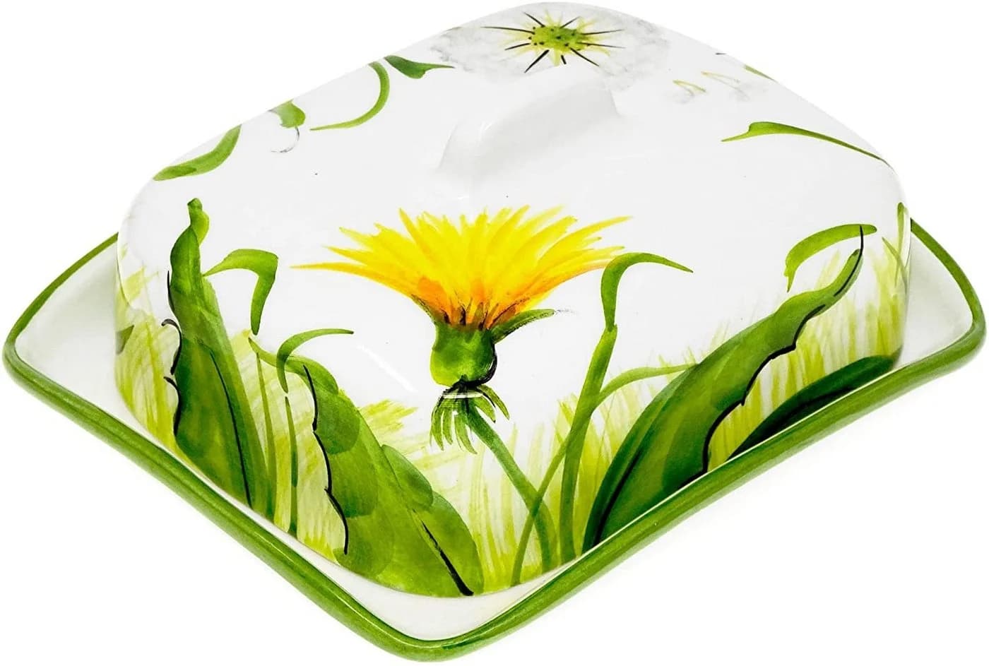 Lashuma Butterdose Pusteblume Keramik Weiß Handgefertigt - Bild 2