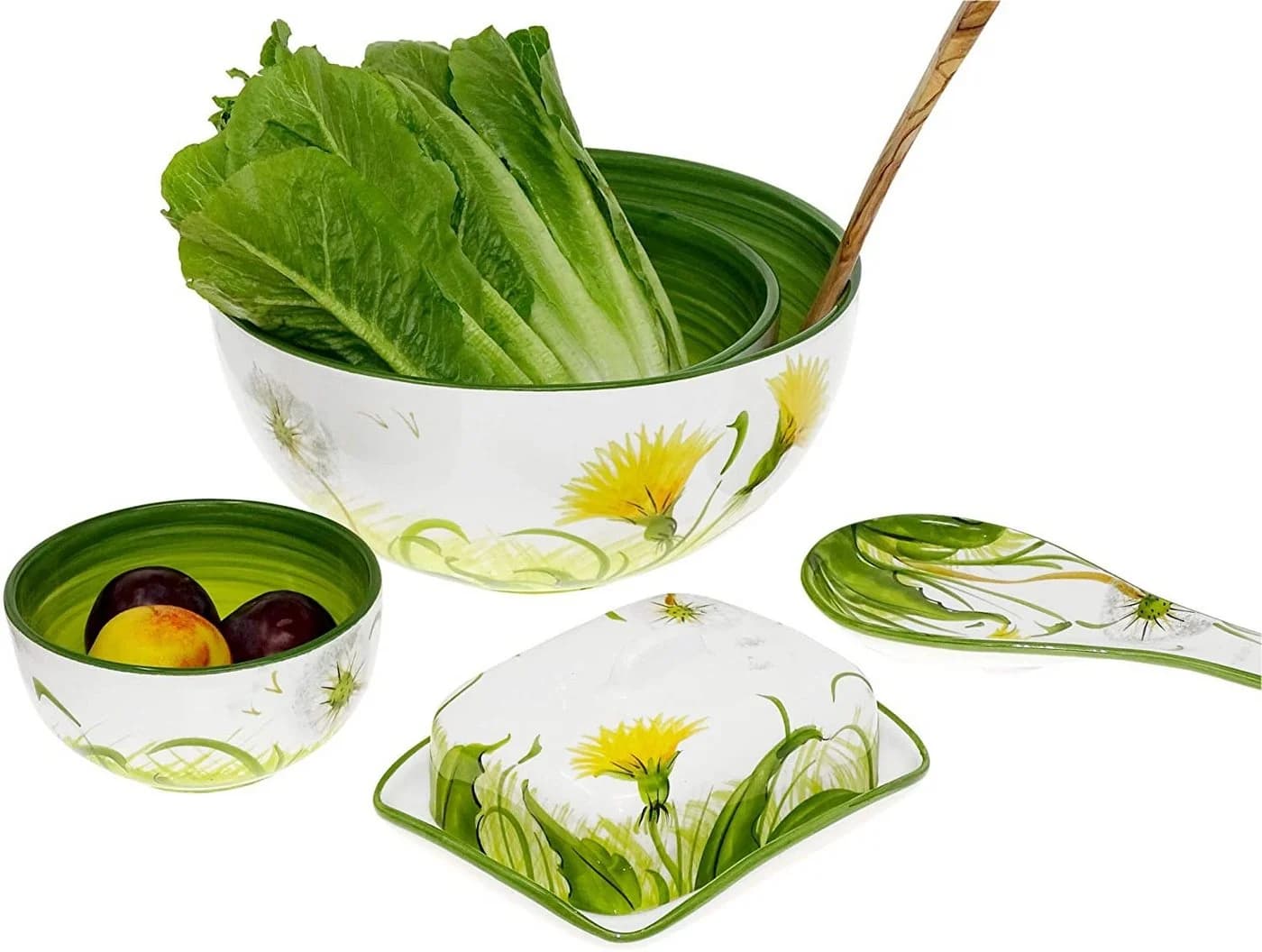 Lashuma Butterdose Pusteblume Keramik Weiß Handgefertigt - Bild 3