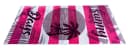Lashuma Strandtuch Las Palmas Rosa Weiß Velours Frottee Bild 1