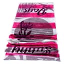 Lashuma Strandtuch Las Palmas Rosa Weiß Velours Frottee Bild 3