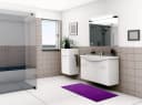 Lashuma Badematte London Frottee Aubergine Lila Bild 3