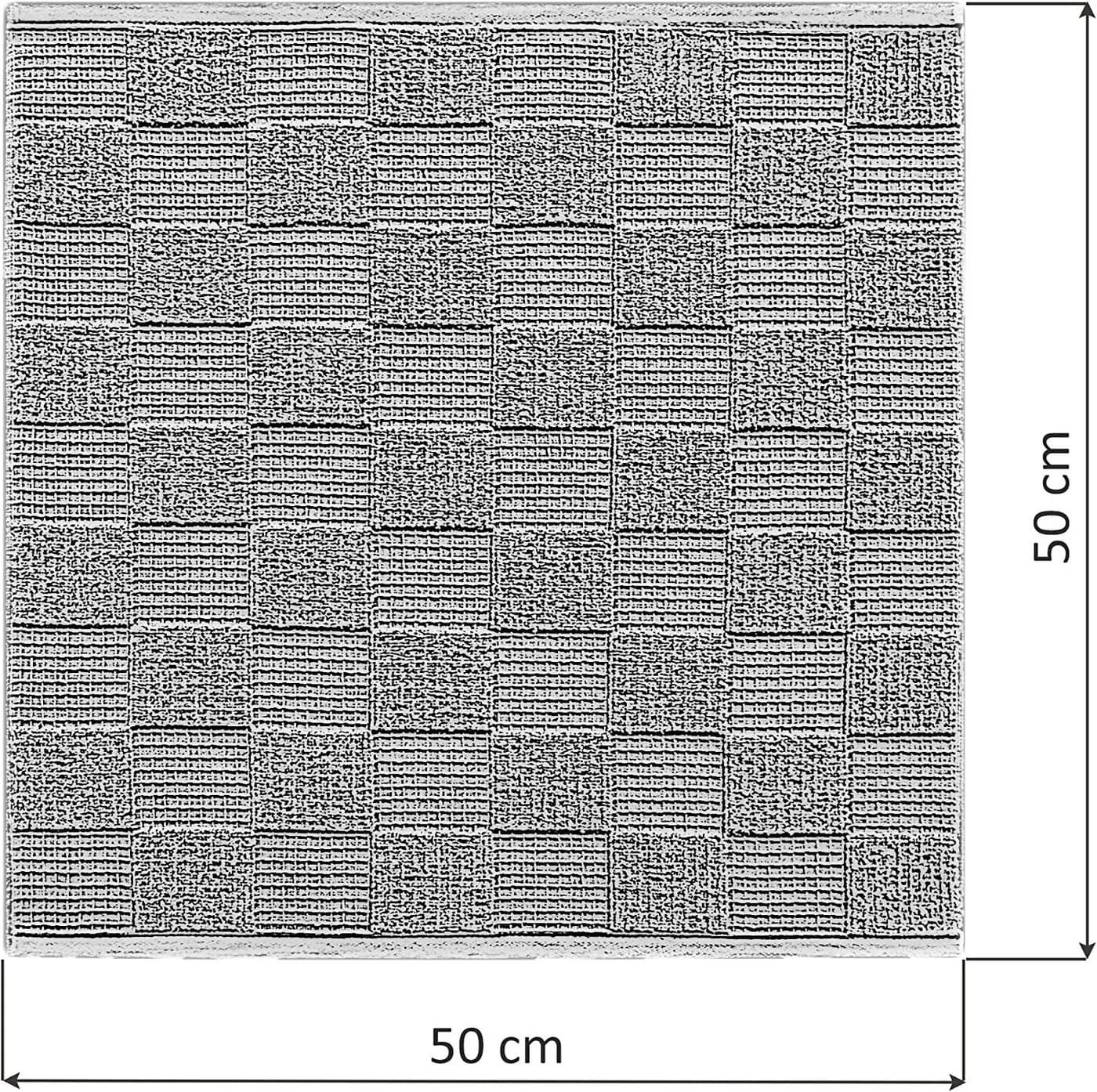 Lashuma Geschirrtuch Set 3-tlg. Frottee Waffelpique Rot