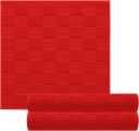 Lashuma Geschirrtuch Set 3-tlg. Frottee Waffelpique Rot Bild 2