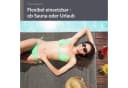 Lashuma Saunatuch XXL 100x200 cm Dunkel Grau Frottee Bild 1