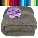 Lashuma Saunatuch XXL 100x200 cm Dunkel Grau Frottee Bild 2