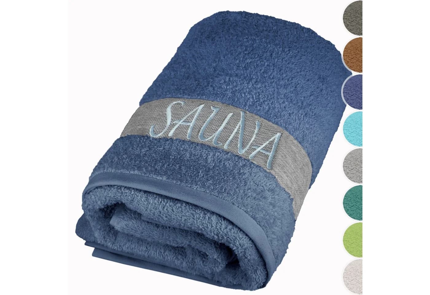 Lashuma Saunatuch XXL Handtuch Lima, 100x200 cm, 100% Baumwolle - Bild 2