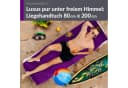 Lashuma Saunatuch XXL 100x200 cm Aubergine Lila Frottee Bild 4