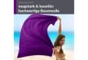 Lashuma Saunatuch XXL 100x200 cm Aubergine Lila Frottee Bild 5