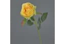 artplants Kunstblume Künstliche Rose Simony Gelb Textil Bild 2