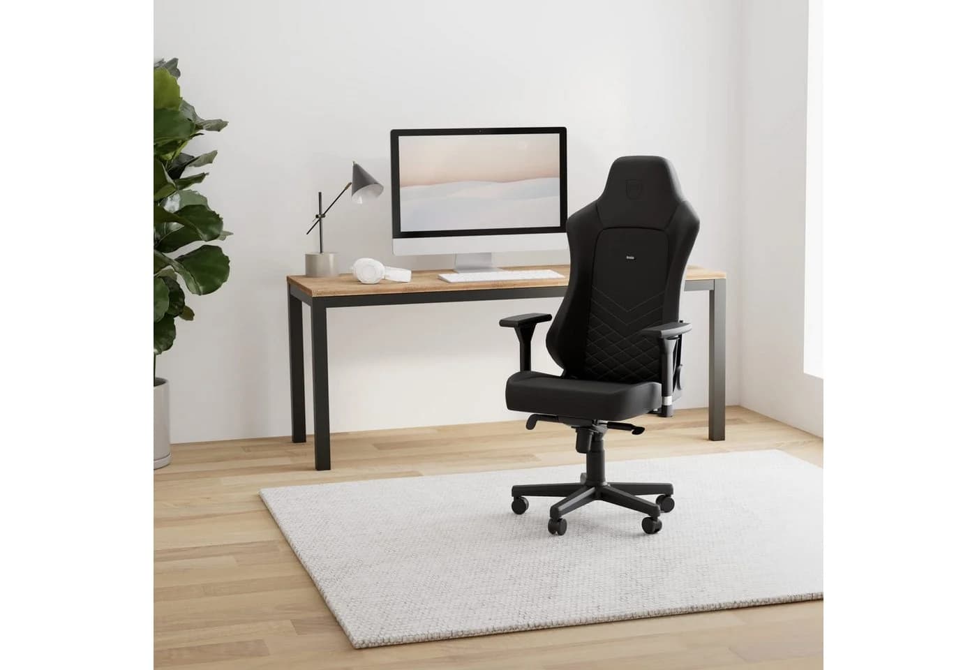 Noblechairs HERO Gaming-Stuhl Schwarz 4D-Armlehnen