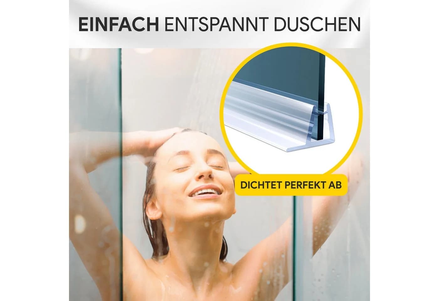 tktrading24 Duschdichtung PVC Ersatzdichtung Duschkabine TYP-4 - Bild 3