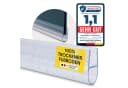 tktrading24 Duschdichtung PVC Ersatzdichtung Duschkabine Bad TYP-7 200cm Bild 2