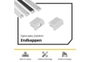 tktrading24 LED-Stripe-Profil A15 Aluprofil Weiß mit Abdeckung Bild 5
