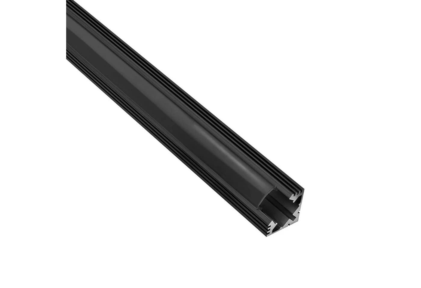 tktrading24 LED-Stripe-Profil A19 Schwarz 90° Eckprofil - Bild 2
