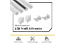 tktrading24 LED-Stripe-Profil A19 90° Eckprofil Weiss Aluminium Bild 3