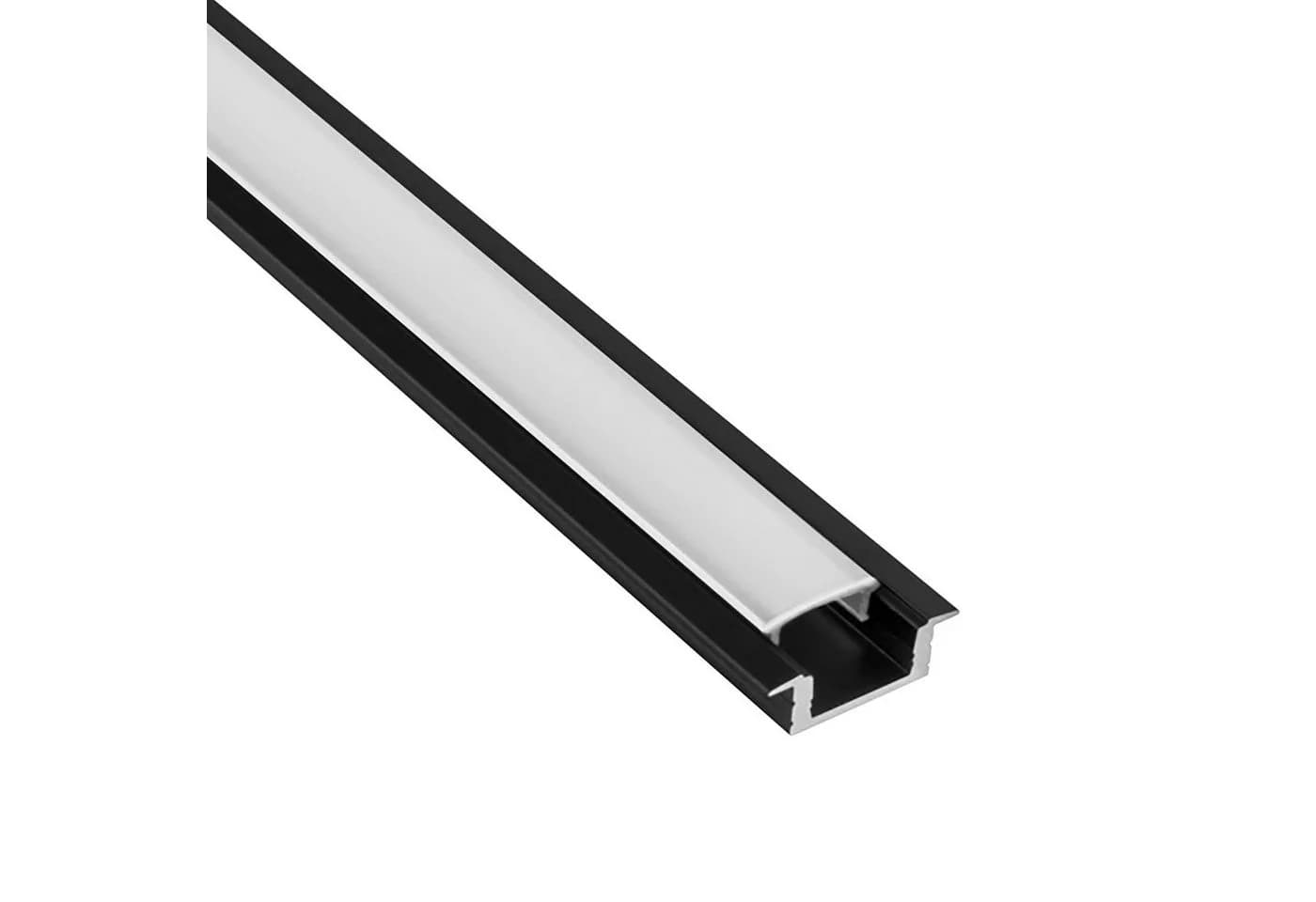 tktrading24 LED-Stripe-Profil A25 Schwarz Premium Einbauprofil - Bild 2