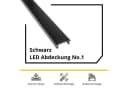 tktrading24 LED-Stripe-Profil Abdeckung No.1 - 2m Kunststoff für A17/A25/C01/C02/F01 Bild 1