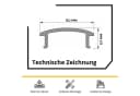 tktrading24 LED-Stripe-Profil Abdeckung No.1 - 2m Kunststoff für A17/A25/C01/C02/F01 Bild 3