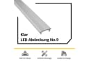 tktrading24 LED-Stripe-Profil Abdeckung No.9 Klar 2m Bild 1