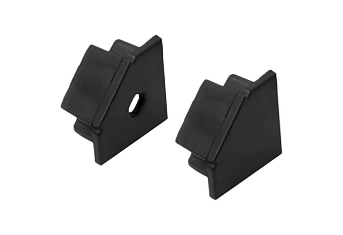 tktrading24 LED-Stripe-Profil A19 Schwarz mit Abdeckung - Premium Eckprofil 90° - Bild 2