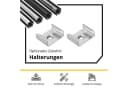 tktrading24 LED-Stripe-Profil A19 Schwarz mit Abdeckung - Premium Eckprofil 90° Bild 4