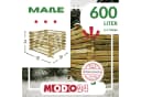 Modo24 Holzkomposter 600L mit Schutzgitter Bild 3