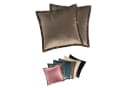 MOON Heimtextilien Kissenhülle 2er Pack 40x40 cm Samt Optik Taupe Bild 2