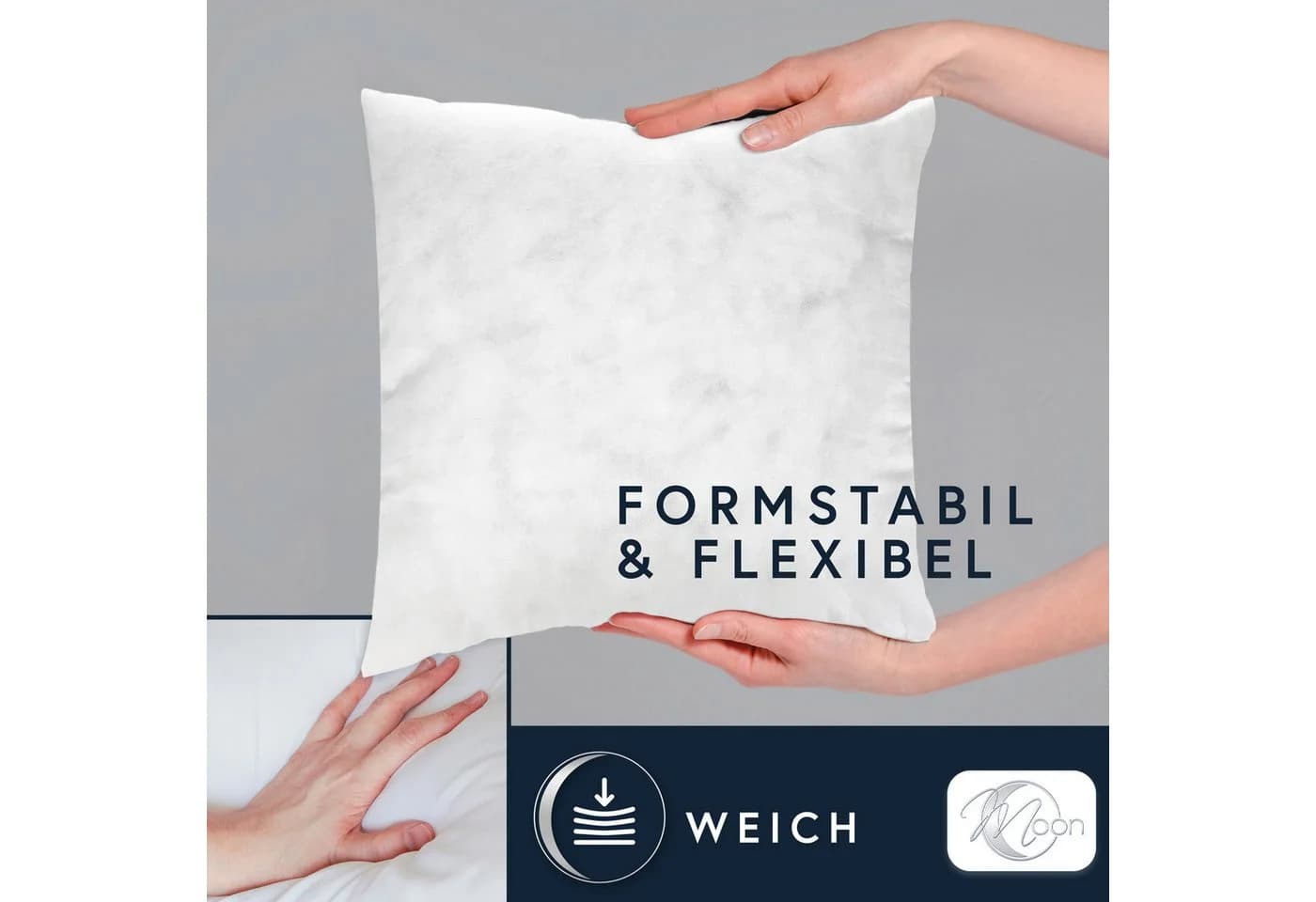 MOON Heimtextilien Sofakissen 4er Pack Füllkissen Innenkissen Polyester - Bild 4