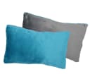 MOON Heimtextilien Kissenbezug Pack Cashmere Touch Winter Wendekissenhülle Plüsch Anthrazit/Petrol Bild 2