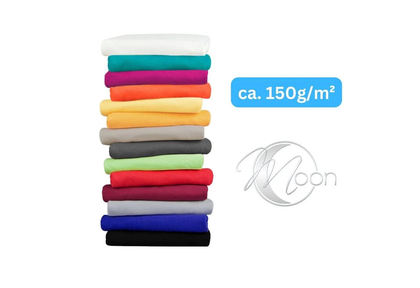 MOON Heimtextilien Kissenbezug 2er Pack MOON-Luxury Linon 100% Baumwolle, Linon - Bild 5