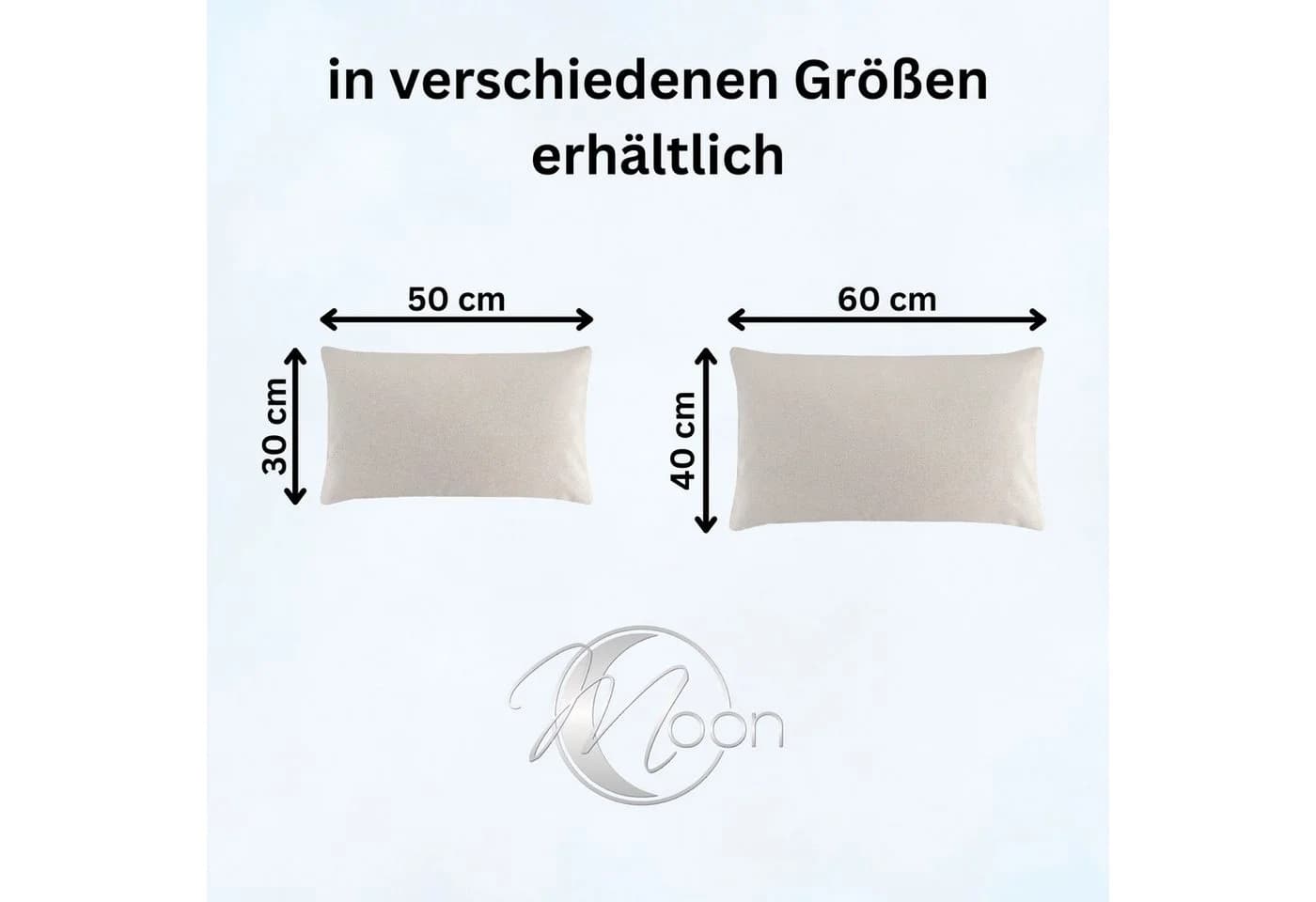 MOON Heimtextilien Kissenhülle 2er Pack Leinen-Optik Polyester - Bild 4