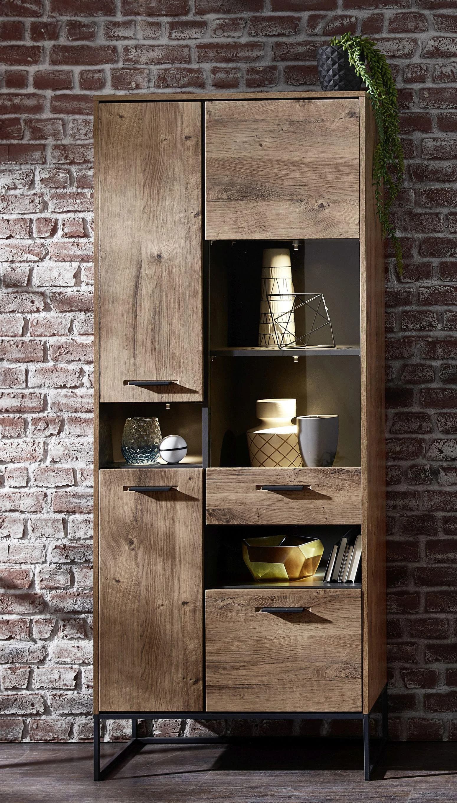 Vitrine Harper Wakefield Haveleiche Cognac