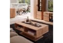 Couchtisch INNOSTYLE Donna Wildeiche Bianco Massivholz Bild 1