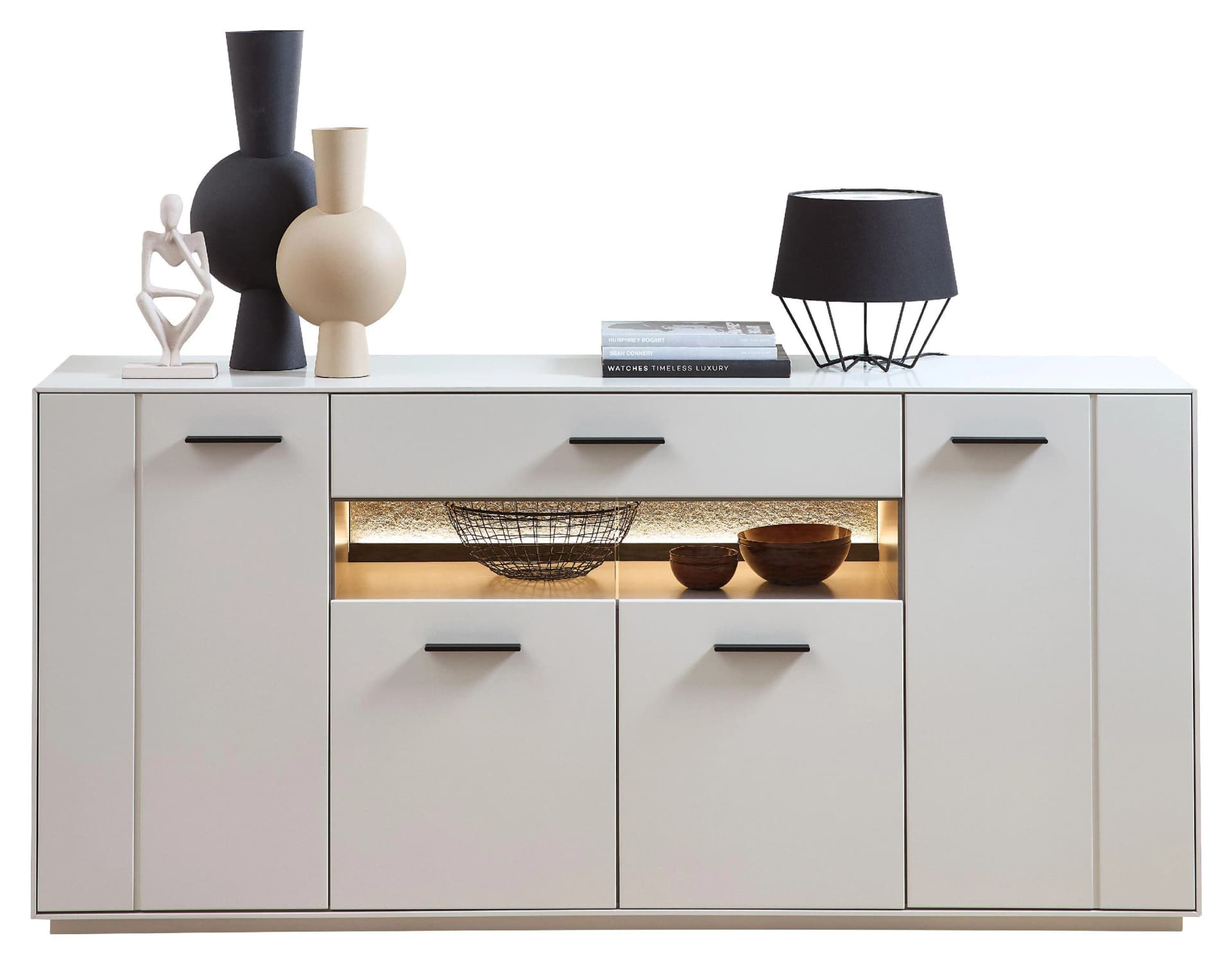 Sideboard vito LOTS Sahara Creme Lackiert