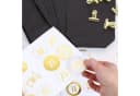 PAPIERDRACHEN Befüllbarer Adventskalender Extravaganter Adventskalender zum Befüllen - Elegance, mit 24 goldenen Metallklammern und 24 Zahlenaufkleber Bild 3