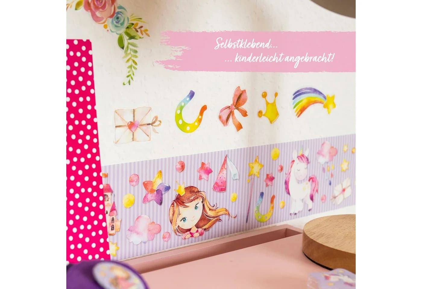PAPIERDRACHEN Kinderbordüre Selbstklebend 10x500cm