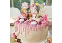 PAPIERDRACHEN Papierdekoration Cake Topper 19-teilig Rosa Bild 1