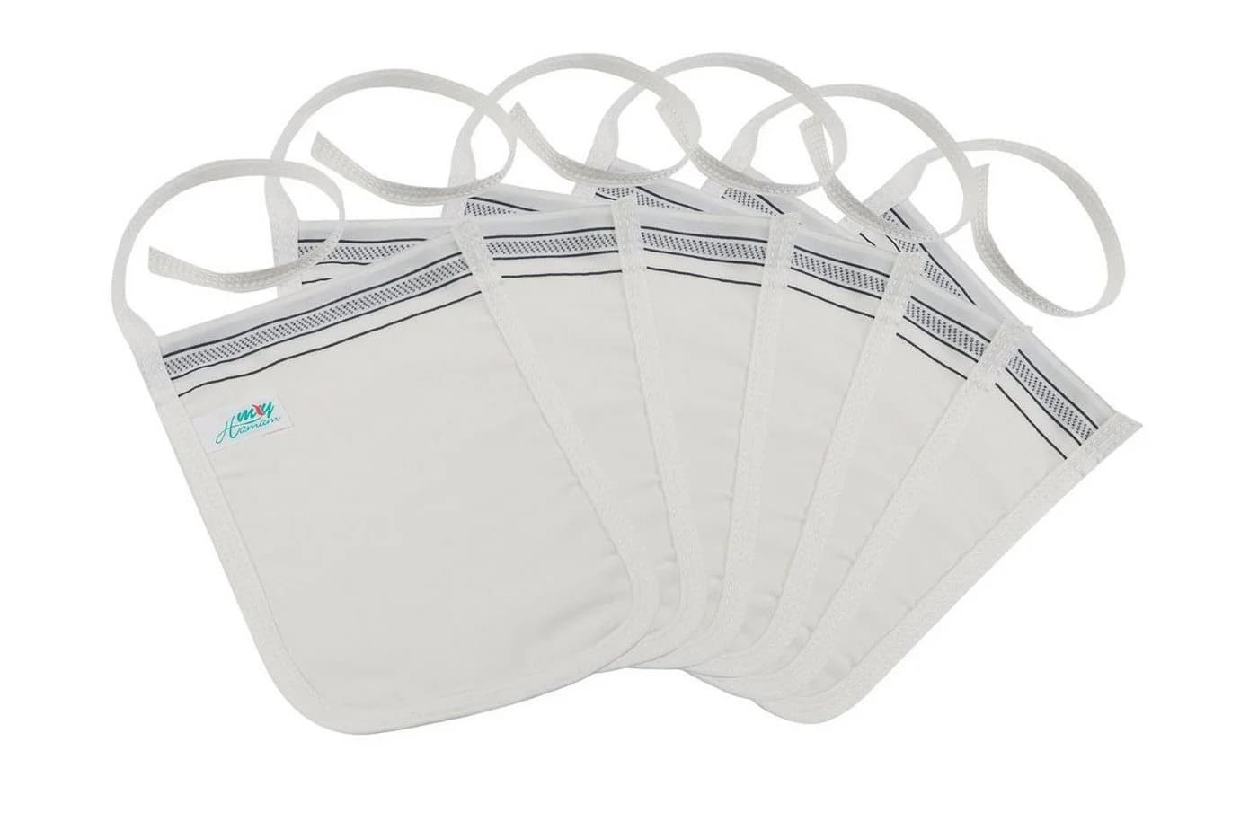 my Hamam Peeling Handschuh Kelebek dünn, schwarzer Rand, Viskose, Polyester (Spar-Set, 12-St), Peeling & Reinigung der Haut - Bild 2