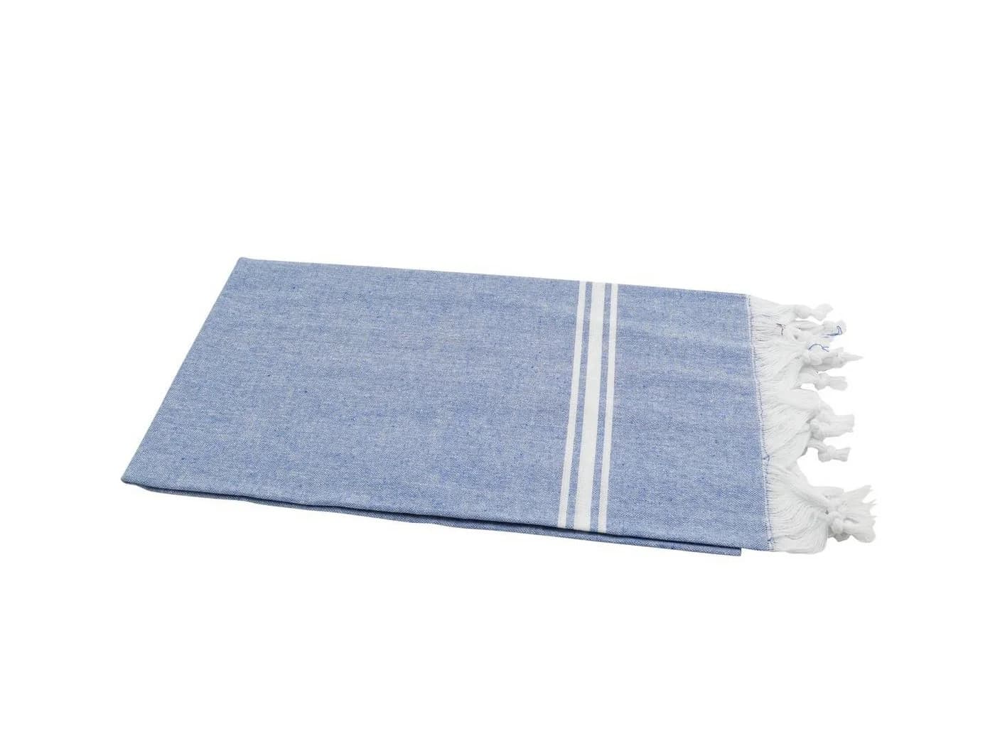 my Hamam Hamamtuch Pestemal Blau 80x175 cm Baumwolle Polyester - Bild 2