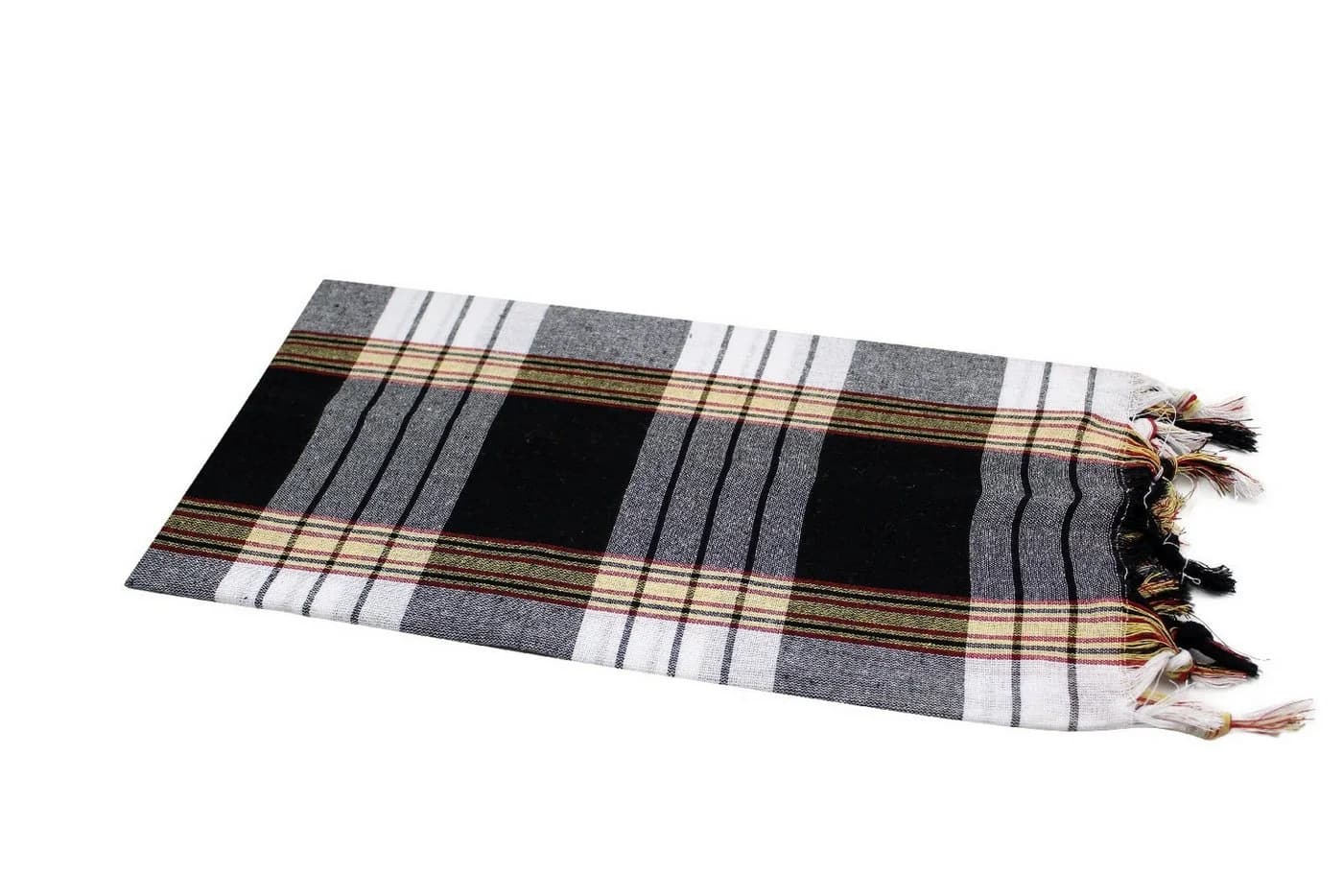 my Hamam Hamamtuch kariert Classic Style Schwarz 80x180cm - Bild 2
