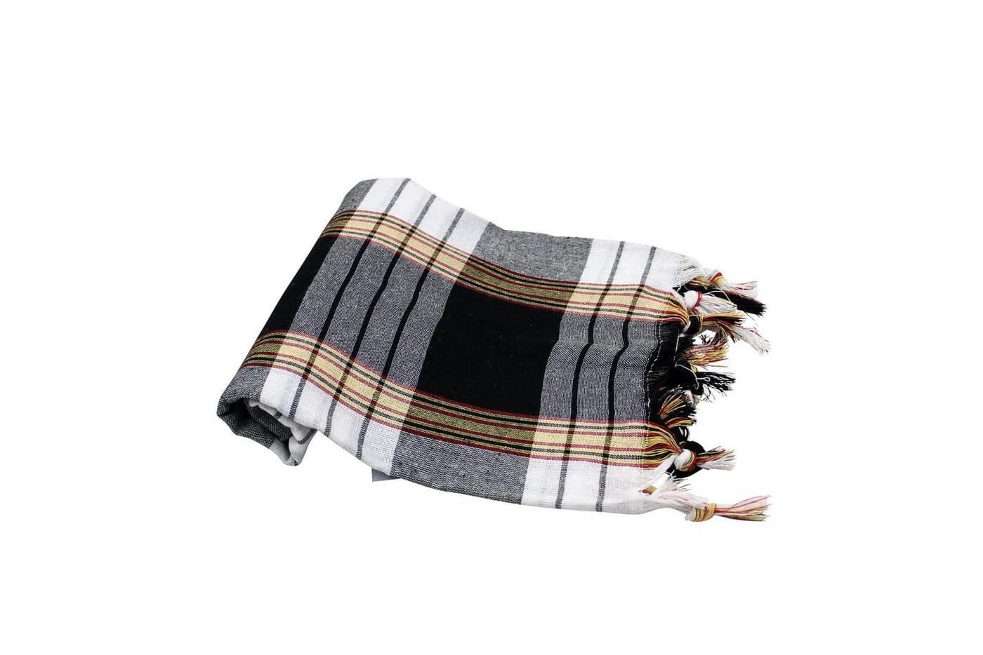 my Hamam Hamamtuch kariert Classic Style Schwarz 80x180cm - Bild 3
