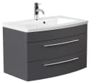 Magnolia Home Waschtisch Badmöbel Bella 80 Anthrazit SoftClose Bild 4