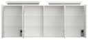 Magnolia Home Badezimmerspiegelschrank 160cm Weiß Hochglanz Bild 3