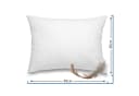wometo Federkissen Home 100% Federn Baumwolle Weiss Bild 1