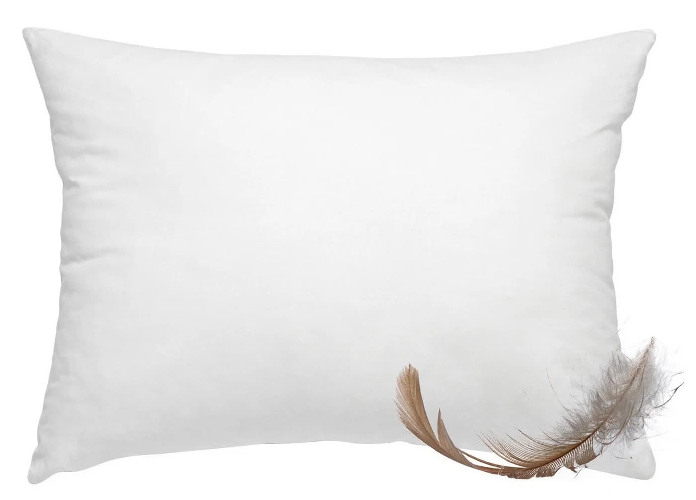 wometo Federkissen Home 100% Federn Baumwolle Weiss - Bild 2